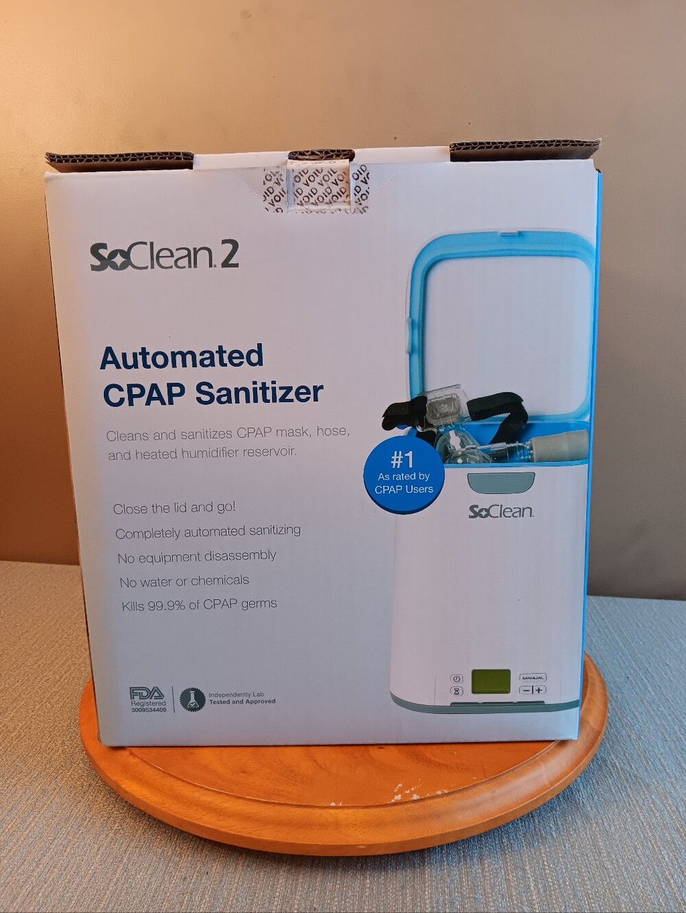 SoClean 2 SC1200 CPAP Cleaning and Sanitizing Machine,  NWT
